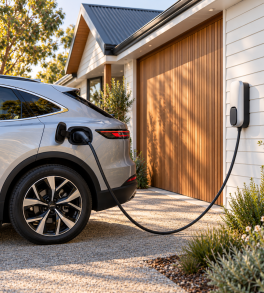 Modern Australian Home EV Charging